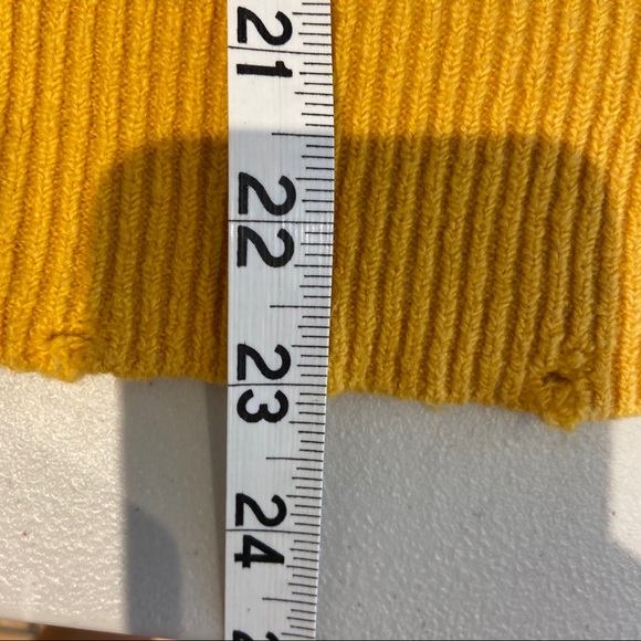 Melrose and Market Destroyed Detail V-Neck Sweater - Picture 8 of 8